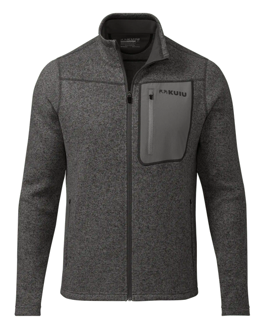 Base Camp Full Zip Sweater | Charcoal Heather