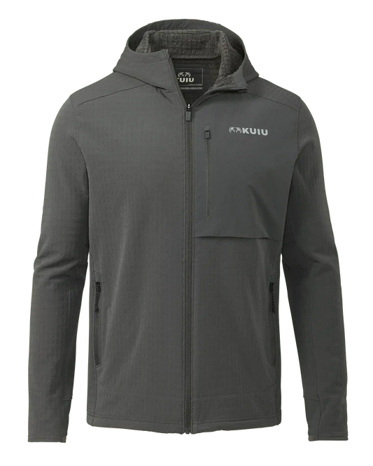 Blockfield Fleece Hoodie | Gunmetal