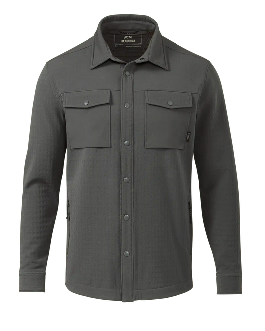 Blockfield Fleece Shirt Jacket | Gunmetal