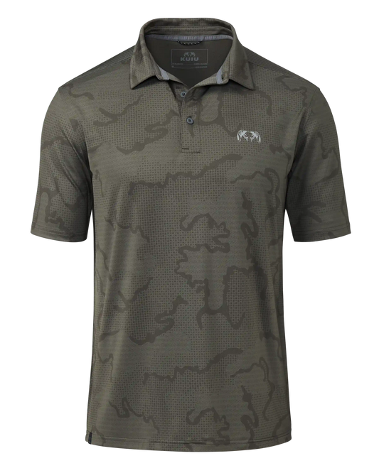 KUIU Performance Polo | Ash Tonal
