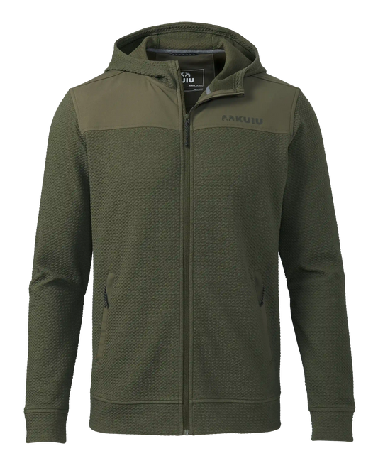Solitude Knit Hoodie | Evergreen