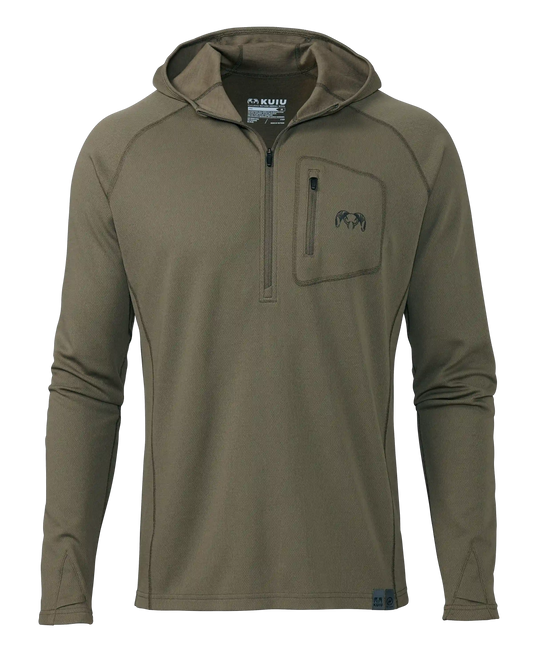 PRO Merino 200 Zip-T Hoodie | Ash