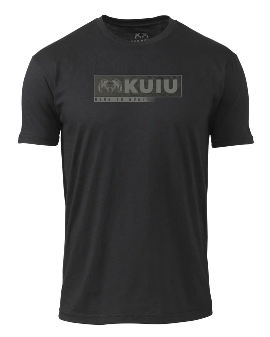KUIU Here to Hunt Gritstone T-Shirt | Black