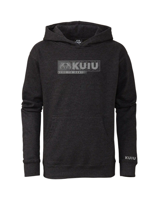 Youth Here to Hunt Gritstone Hoodie | Charcoal