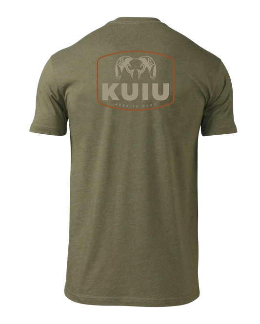 KUIU Here to Hunt Patch T-Shirt | Military Green