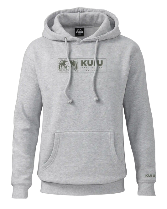 KUIU Topo Block Hoodie | Heather Grey