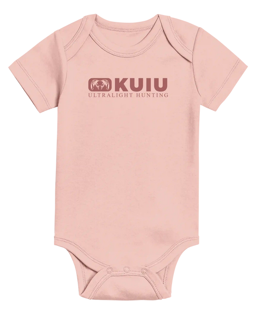 KUIU Block Logo Baby One-Piece | Ballet