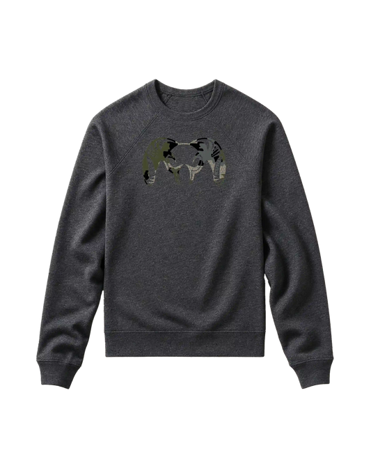 Toddler Camo Big Ram Crewneck Sweatshirt | Verde