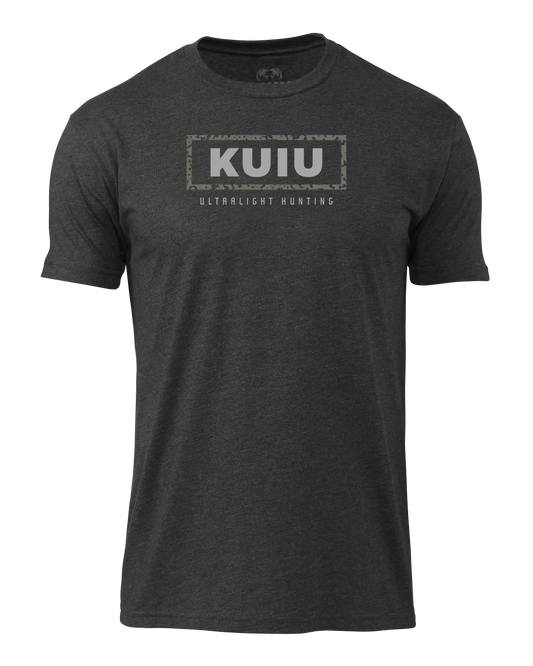 KUIU Box Logo T-Shirt | Charcoal