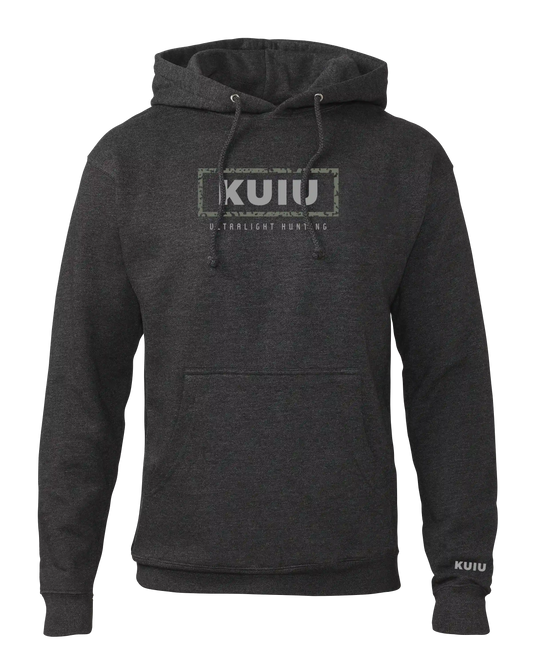KUIU Box Logo Hoodie | Charcoal