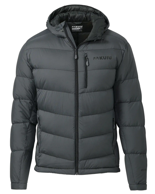 Super Down PRO Hooded Jacket | Gunmetal