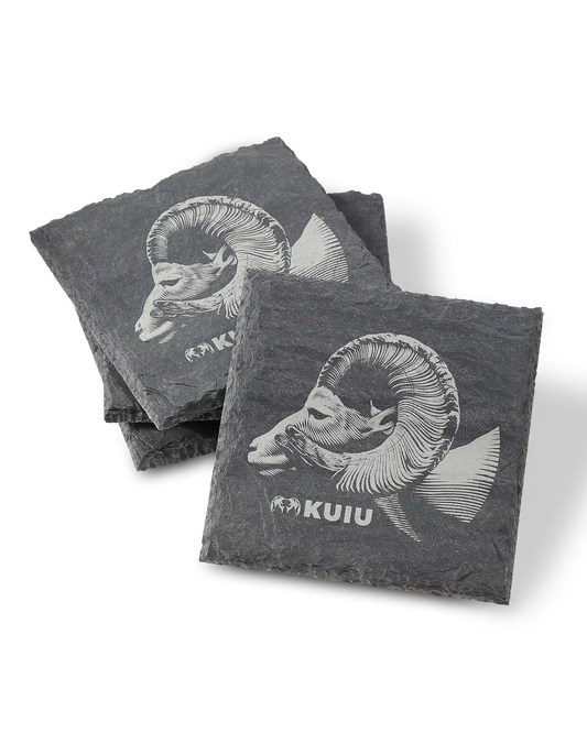 Nahanni Butte Ram Slate Coaster Set | Slate
