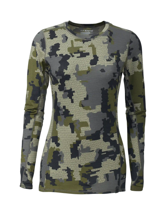 Women's ULTRA Merino 145 LS Crew | Verde